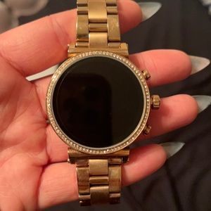Michael kors rose gold smart watch